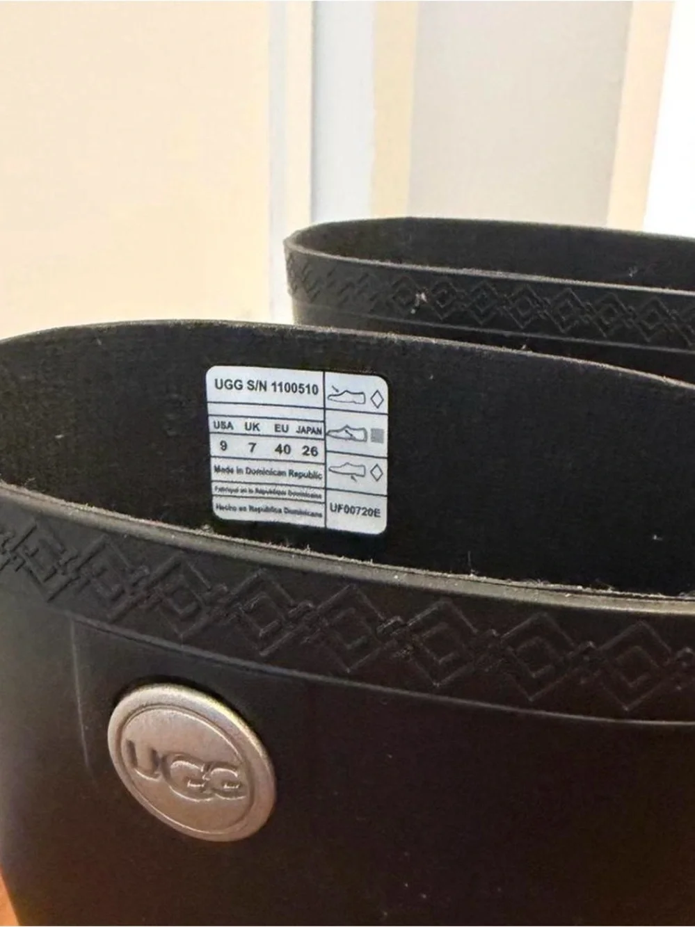 UGG Black Waterproof Rain & Snow Boots